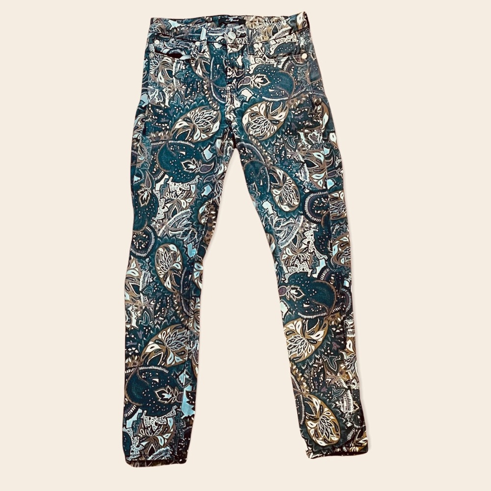 Ankle Jeans - 7 for all mankind -paisley brown